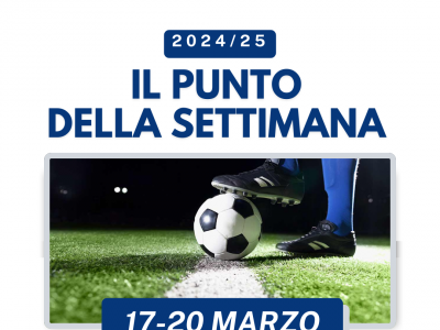 IL PUNTO DELLA SETTIMANA #16
